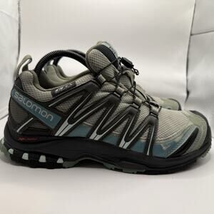 Salomon XA Pro 3D Women’s 8.5 Waterproof CS‎ WP Blue Grey Hiking Trail Running